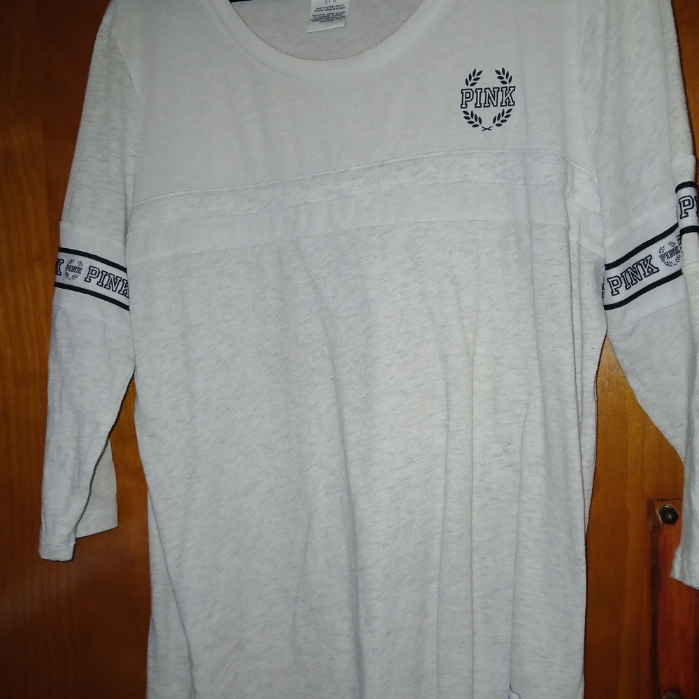PINK Victoria's Secret Ivory Crewneck Tunic